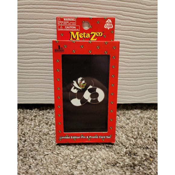 MetaZoo Sinkhole Sam Pin + Promo Card Set - Pin Club Exclusive - Picture 1 of 2